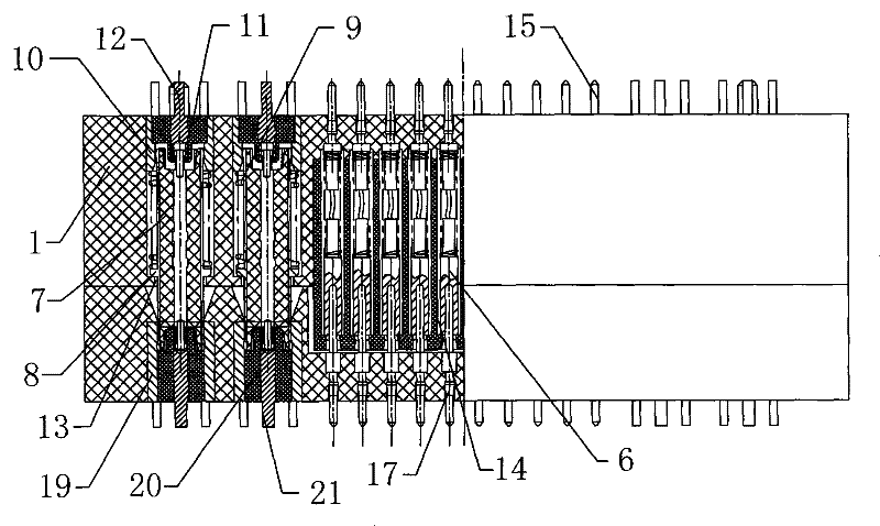 Signal connector, plug and contact member for printed board