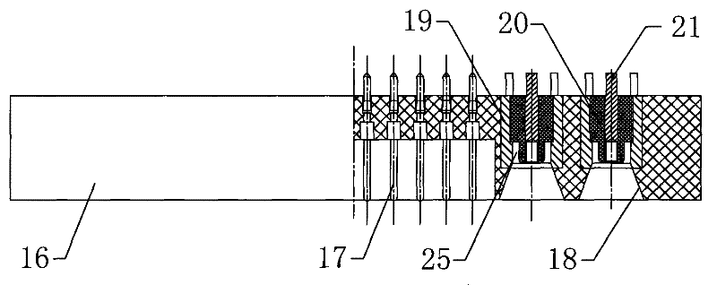 Signal connector, plug and contact member for printed board