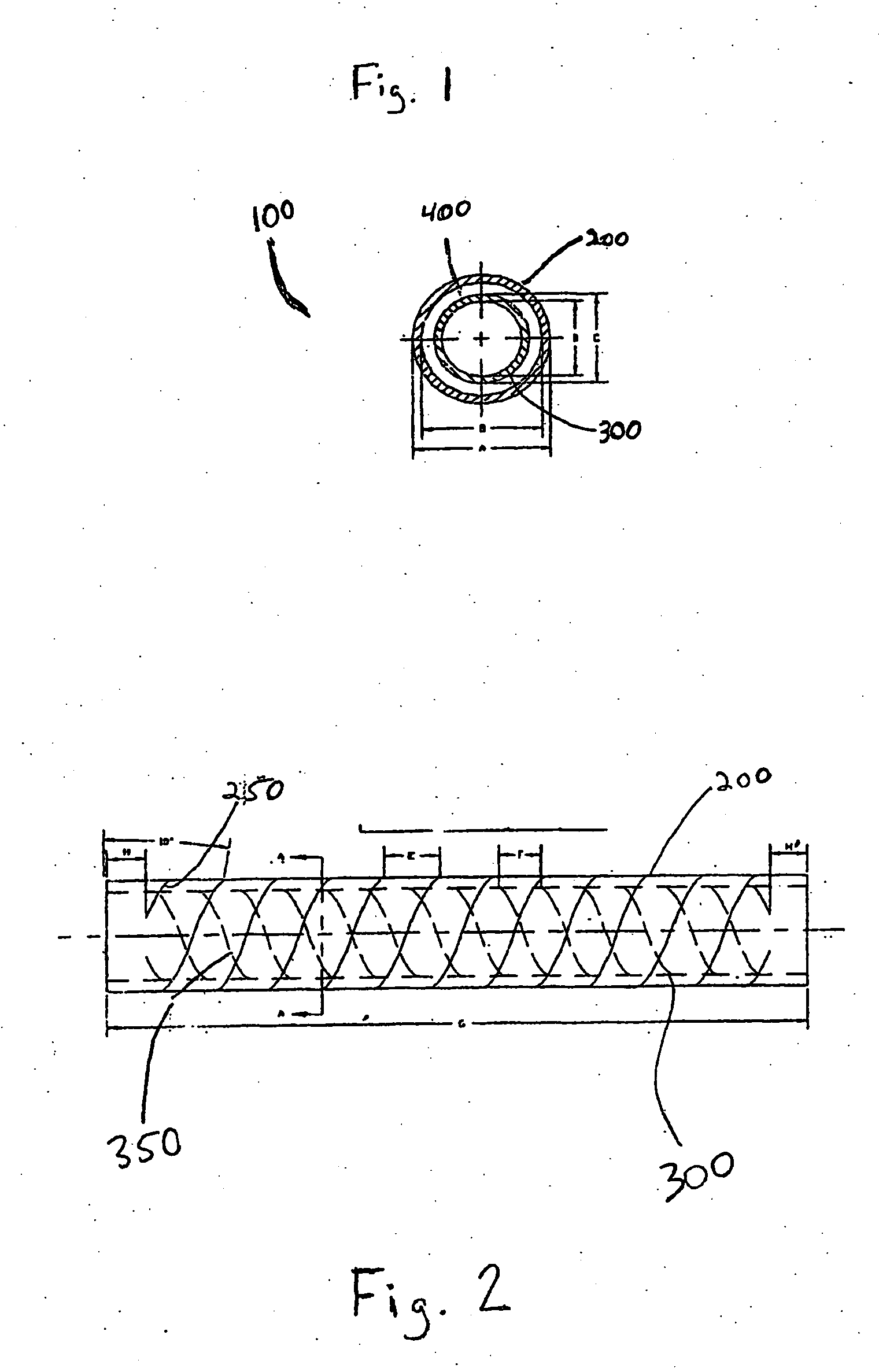 Flexible support member with high pushability