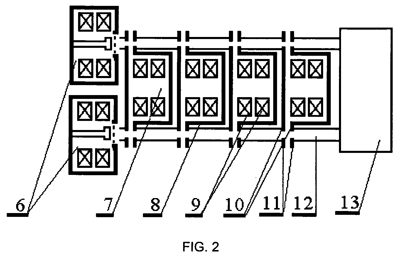 Multi-channel induction accelerator with external channels