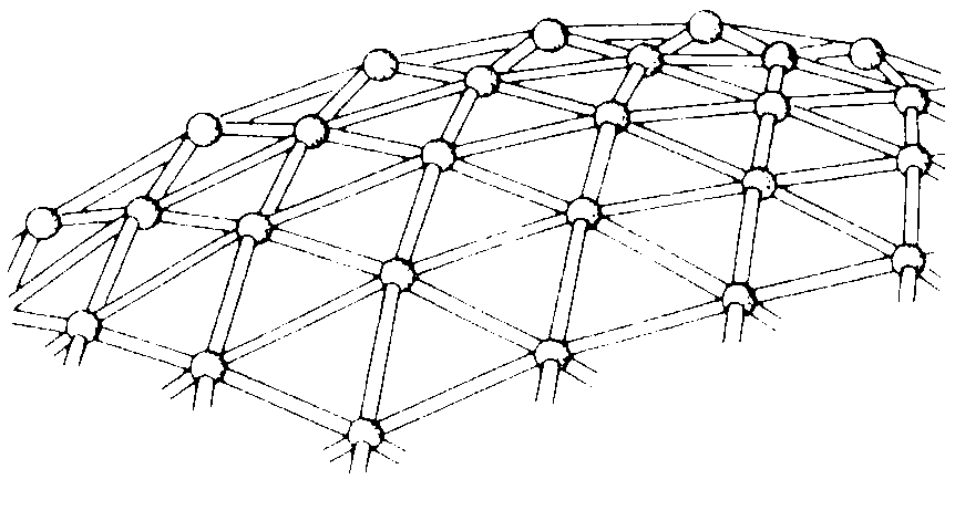 Method for constructing spherical grid structure