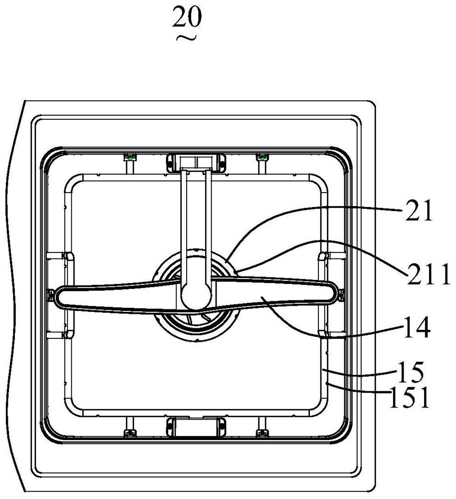 A sink type cleaning machine with bubble cleaning basket