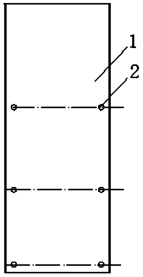 A construction formwork for gypsum cast-in-place wall and its construction method