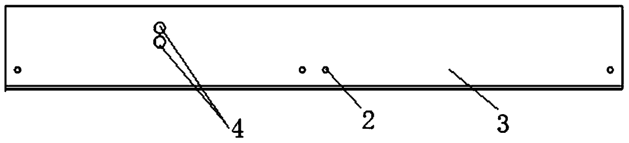 A construction formwork for gypsum cast-in-place wall and its construction method