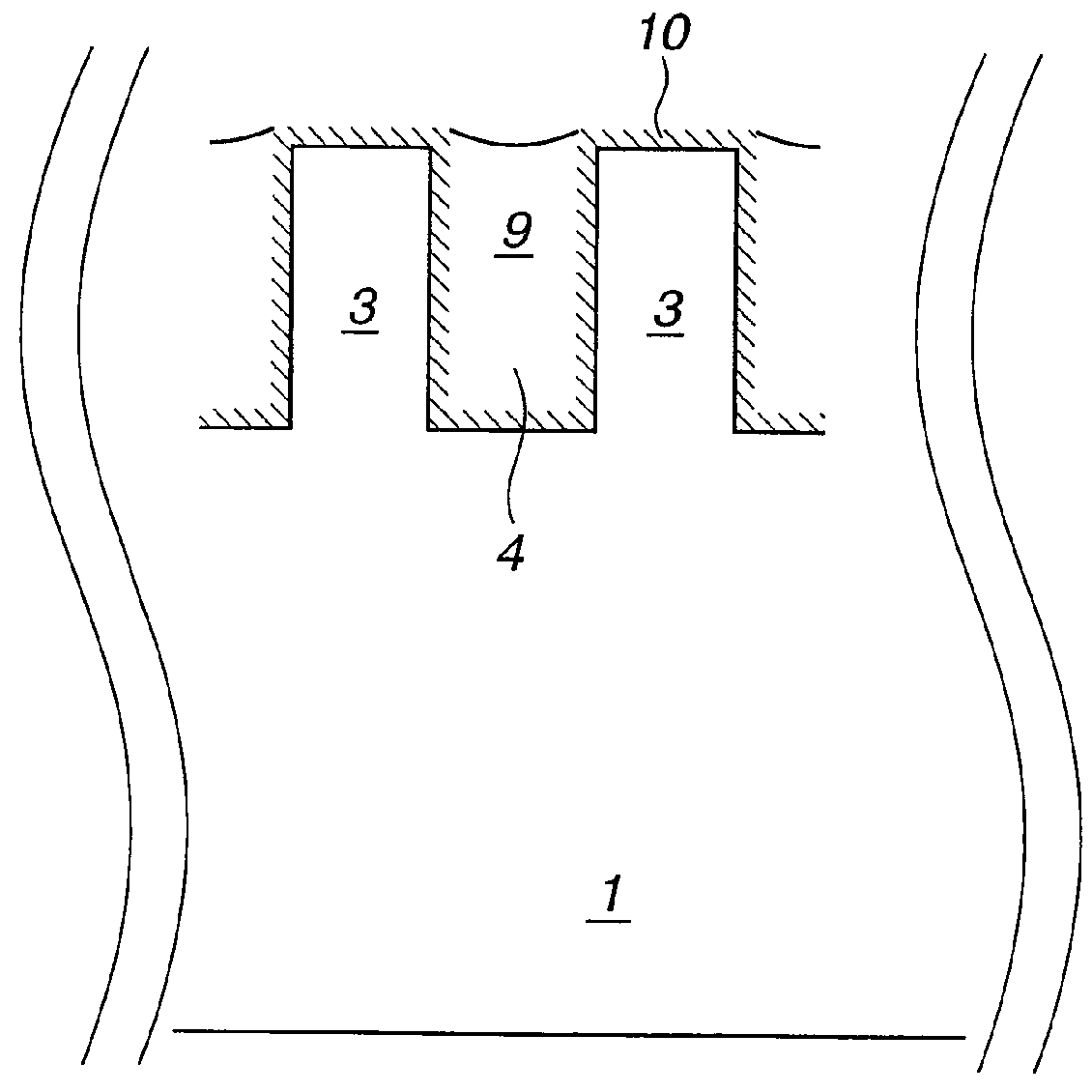 Liquid chemical for forming protecting film