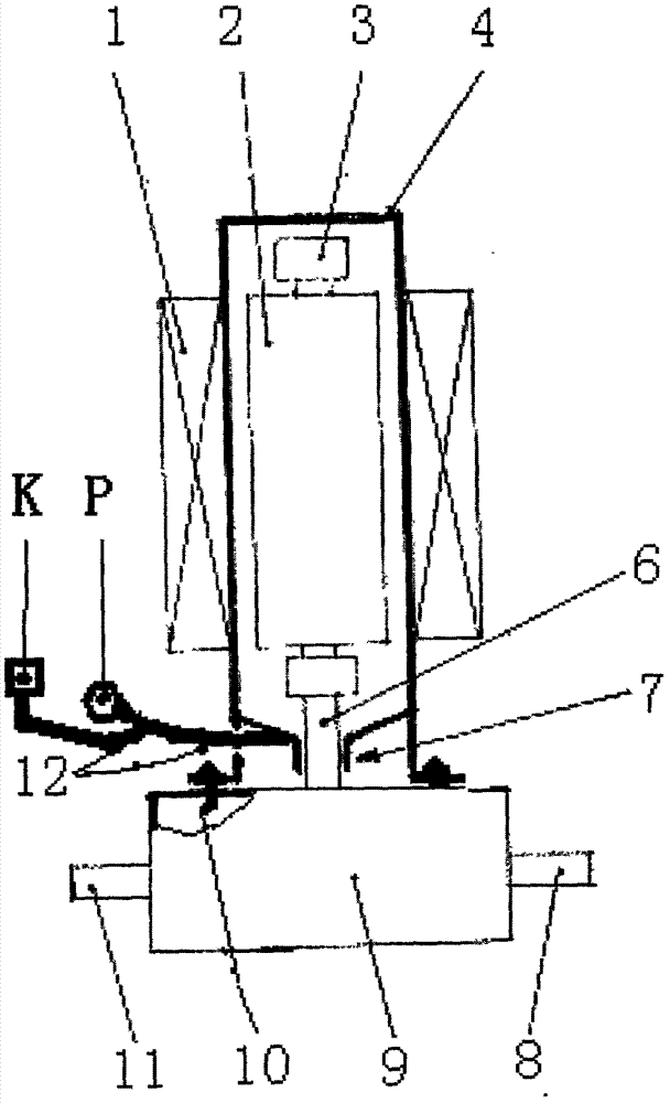 Submersible pump provided with air jacking waterproof sealing structure and detachable and replaceable motor rotor