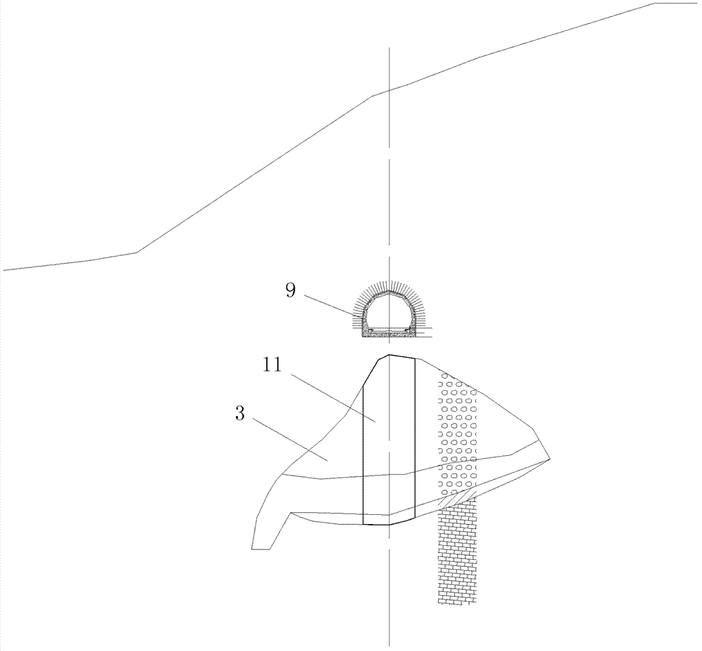 Large-scale karst cavity treatment method for karst tunnel