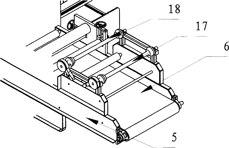 Fully-automatic line production cloth sticking machine