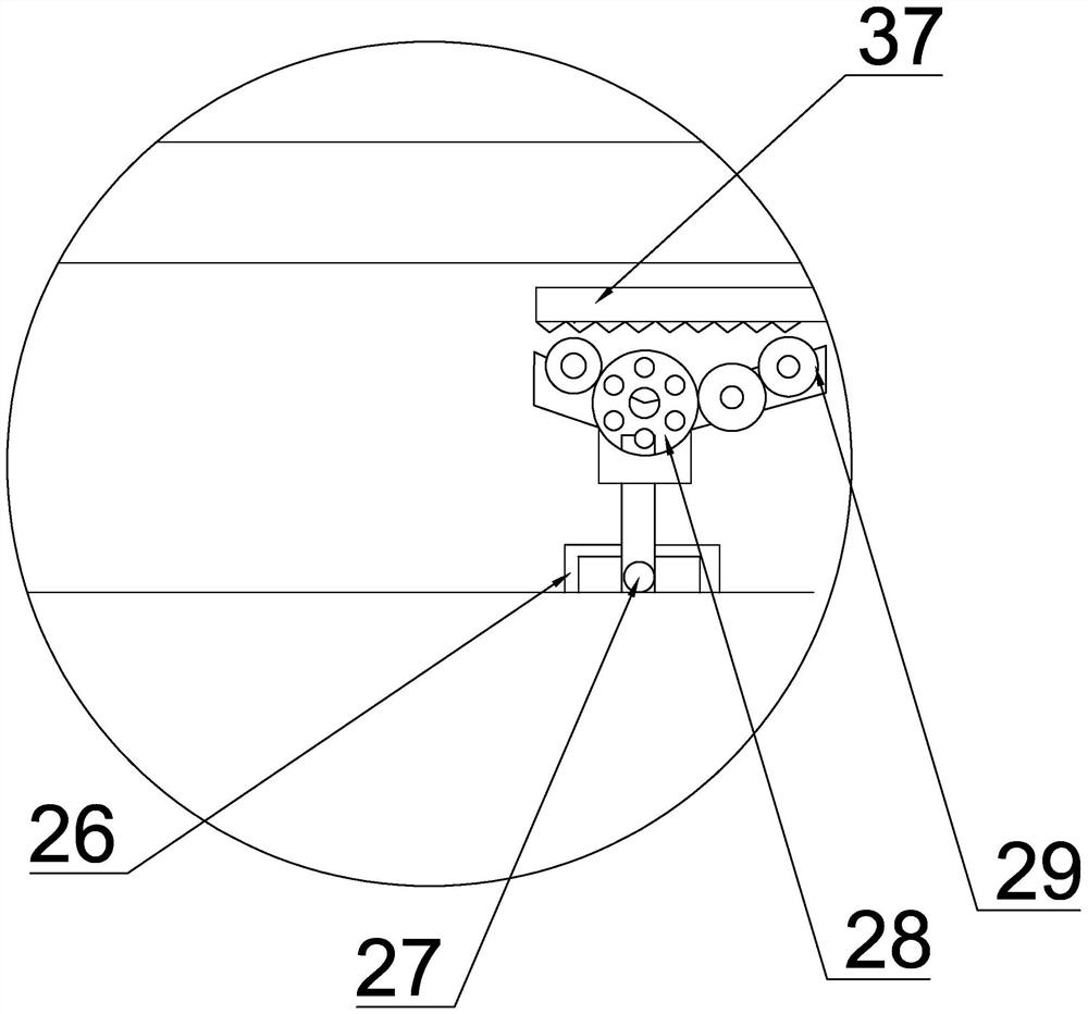 Polishing system for producing aggregate by using construction waste