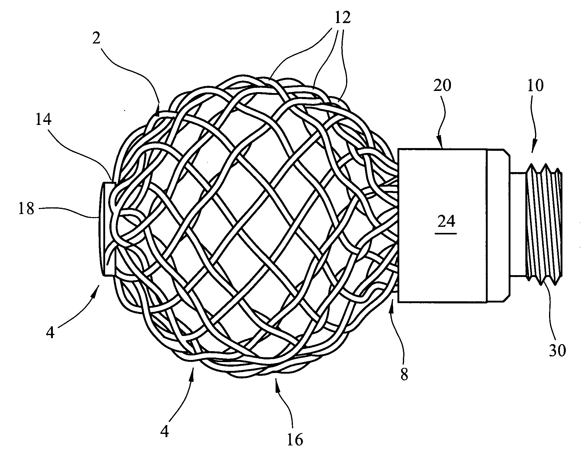 Support structure implant for a bone cavity