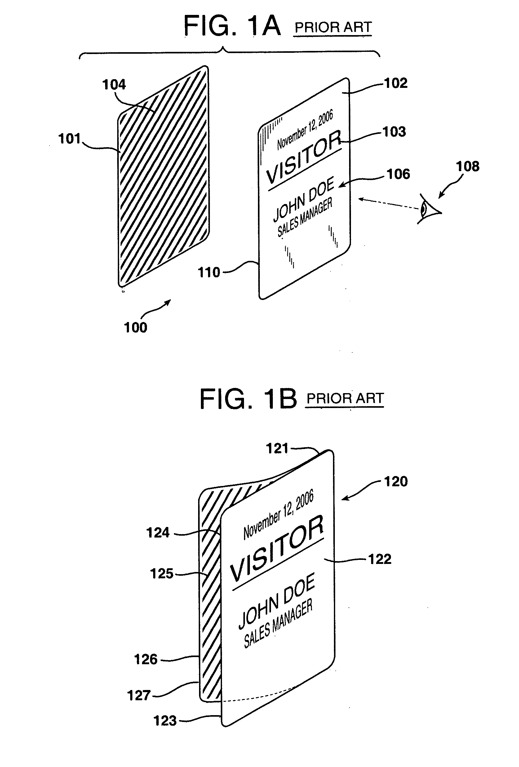 One piece self-expiring security badge or label with devices to print, activate and issue the time-label automatically