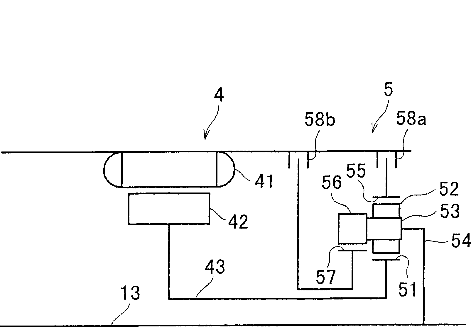 Oil lubricating structure