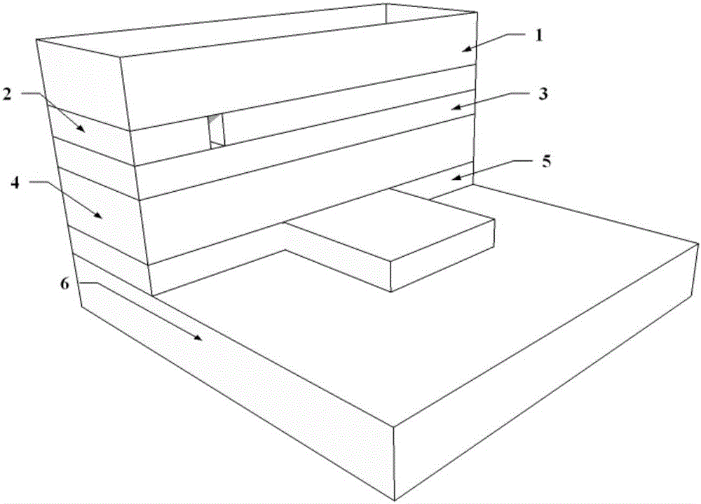 Novel bottom gate structured flexible thin film transistor and preparation method therefor