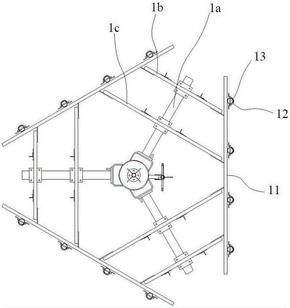 Multi-pole communication tower