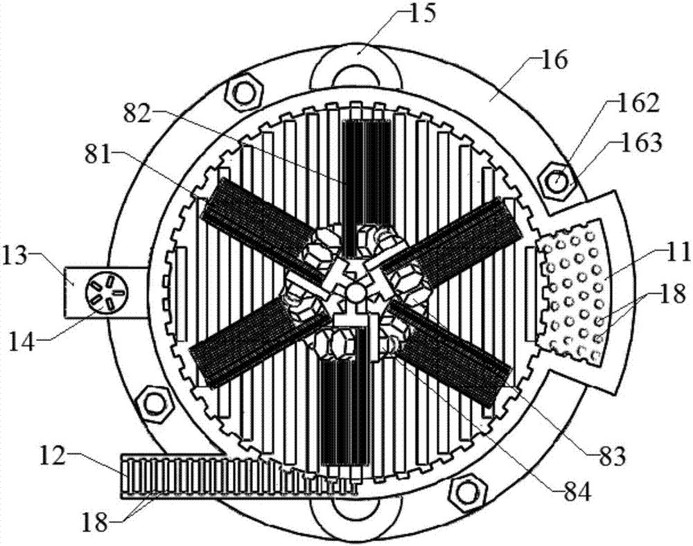 Bionic stirring machine for injection grout, hybrid power bionic stirring system and slurrying method of hybrid power bionic stirring system