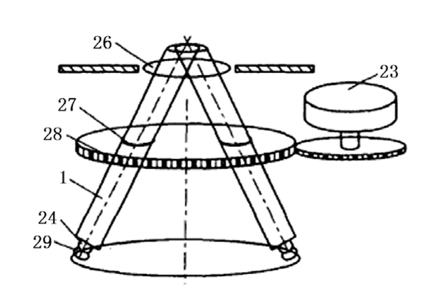 Stepless eccentricity adjustable rotating arc sensor