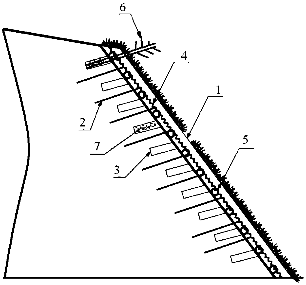 Rock slope ecological restoration method for high-latitude severe cold regions