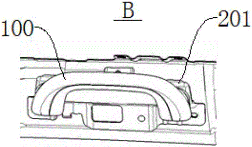 Vehicle, handrail for vehicle and control method for handrail