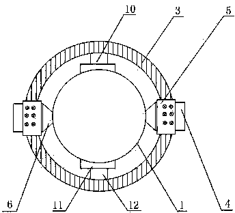 Cutting device for petroleum pipeline