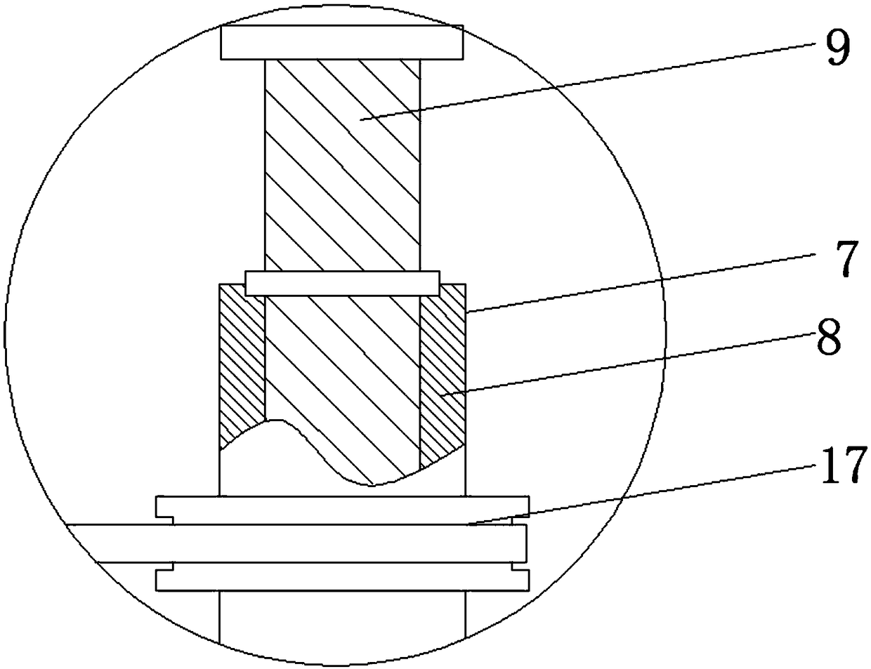 Decoration panel gluing assisting device