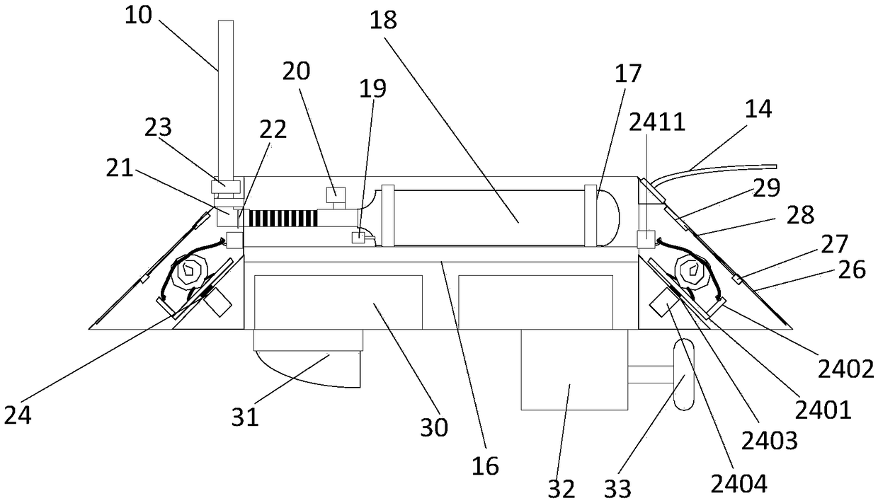 High-altitude haze detecting device