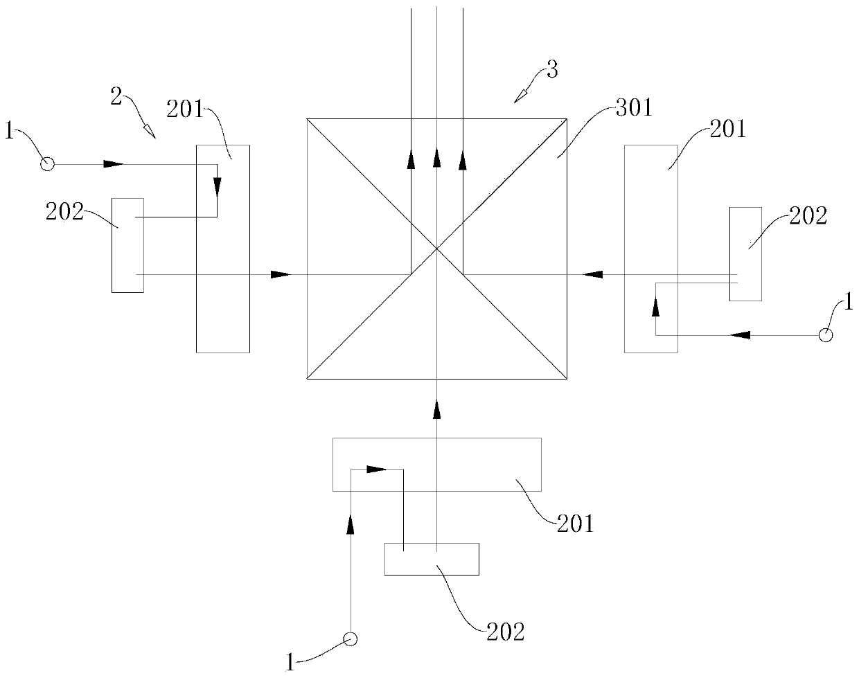 Light path system and projector