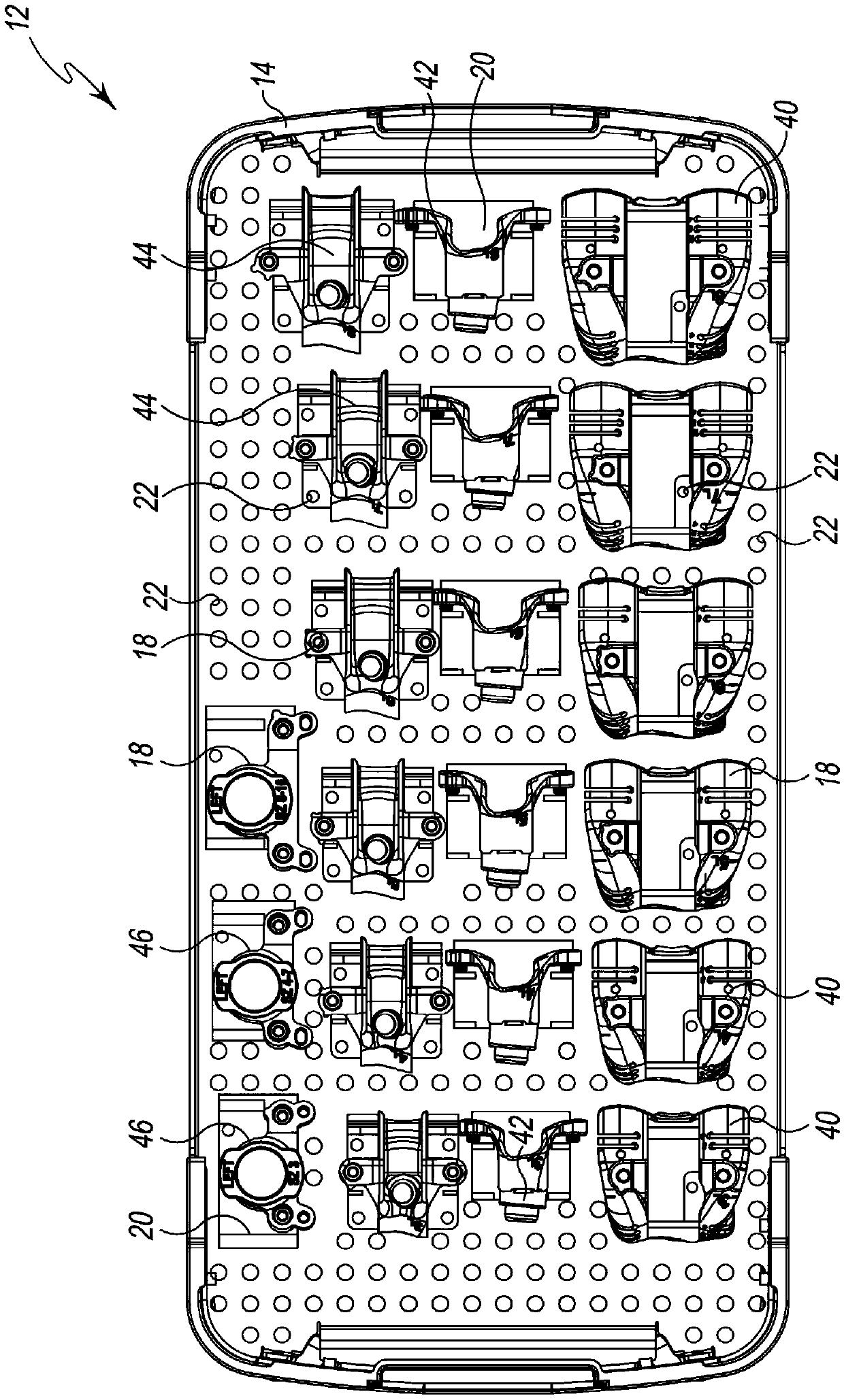 Side-specific orthopaedic surgical instrument systems and associated methods of use