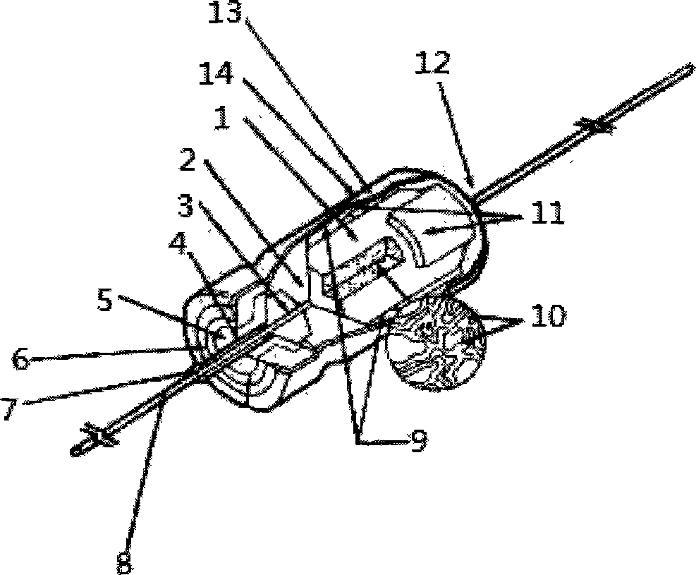 High-voltage large-capacity mixed tantalum capacitor bank integrated module