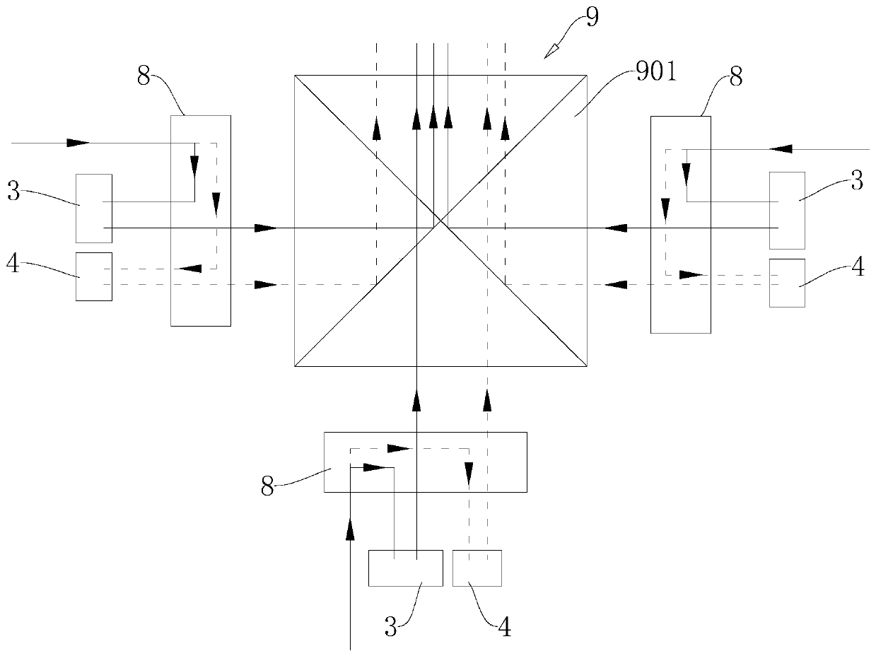 Projection device and projector