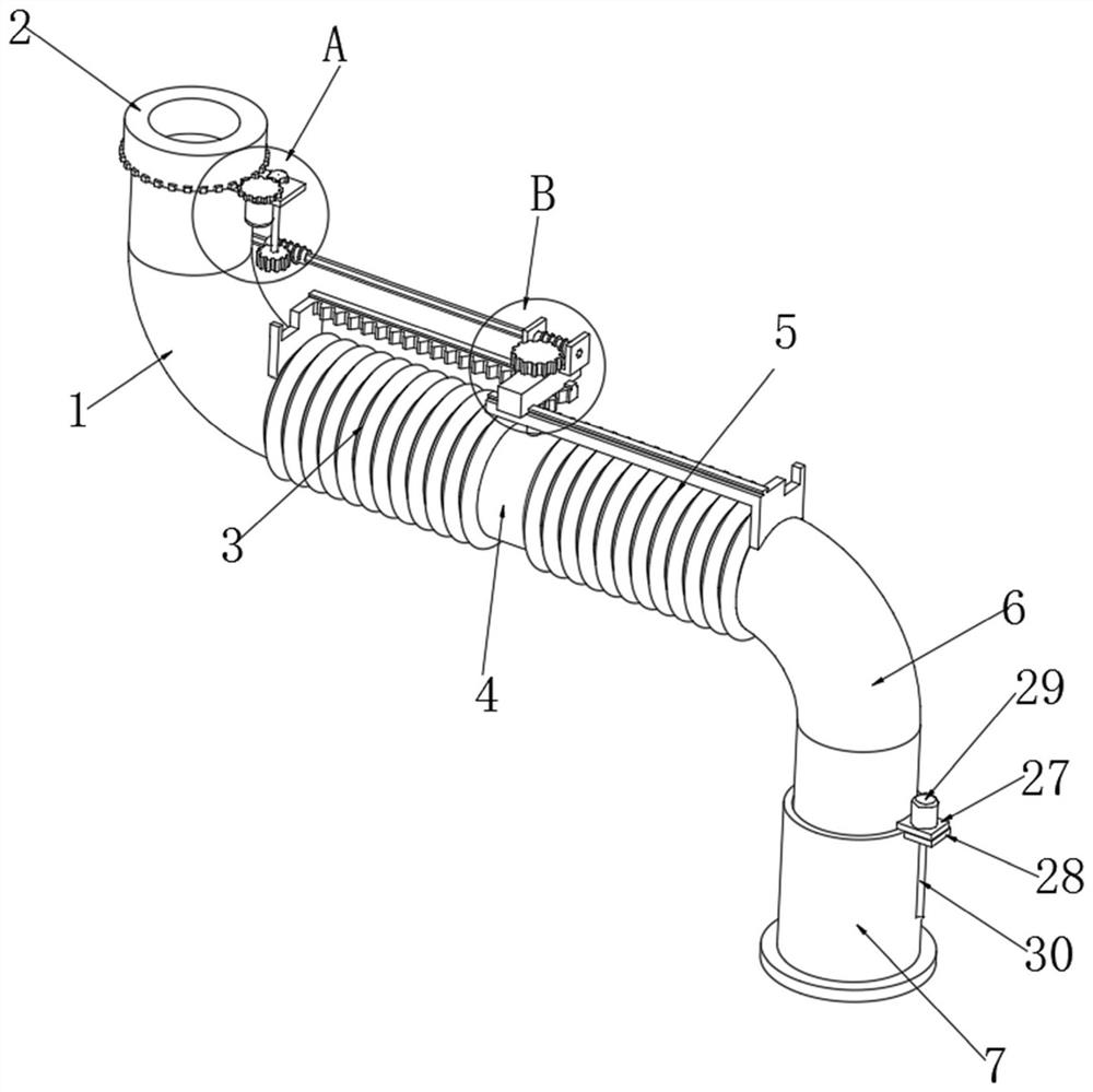 A dredging device for water treatment and its working method