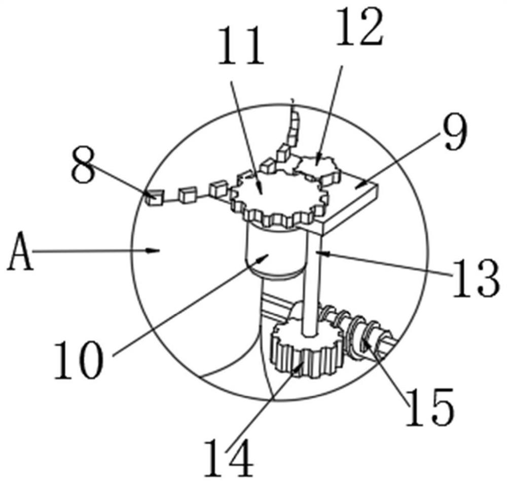 A dredging device for water treatment and its working method