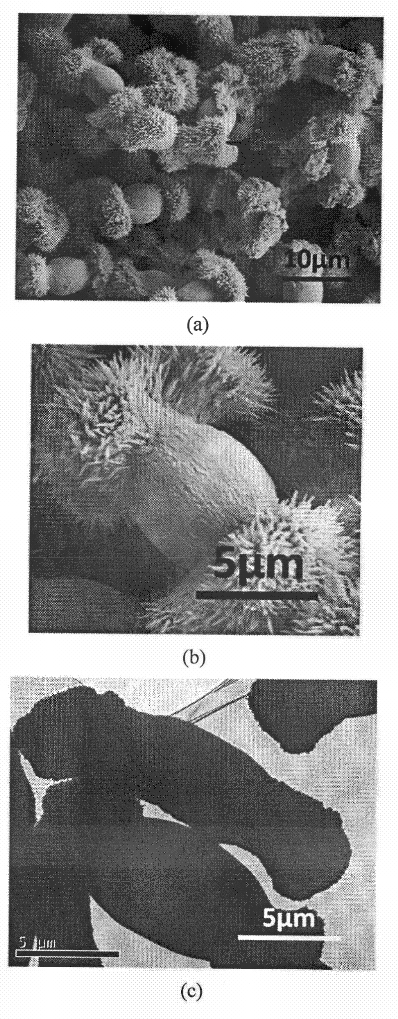 Method for preparing structure controllable barium carbonate composite particles