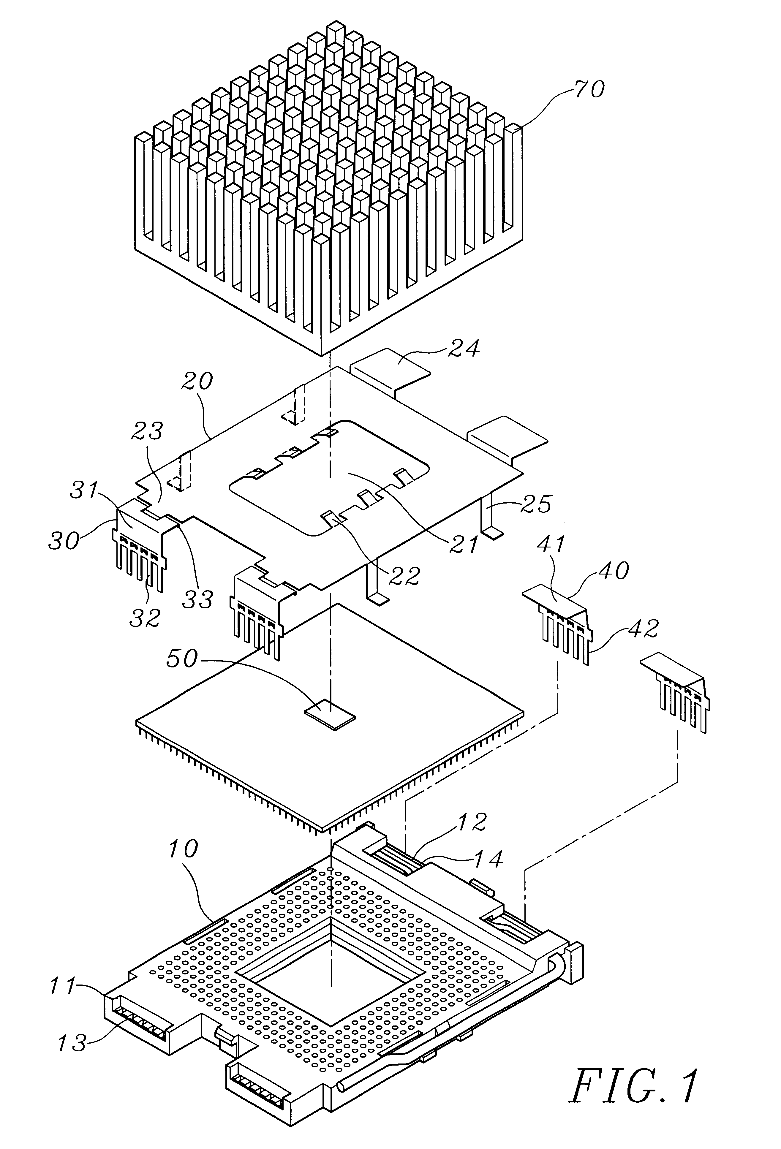 Structure for preventing electromagnetic interference of central processing unit