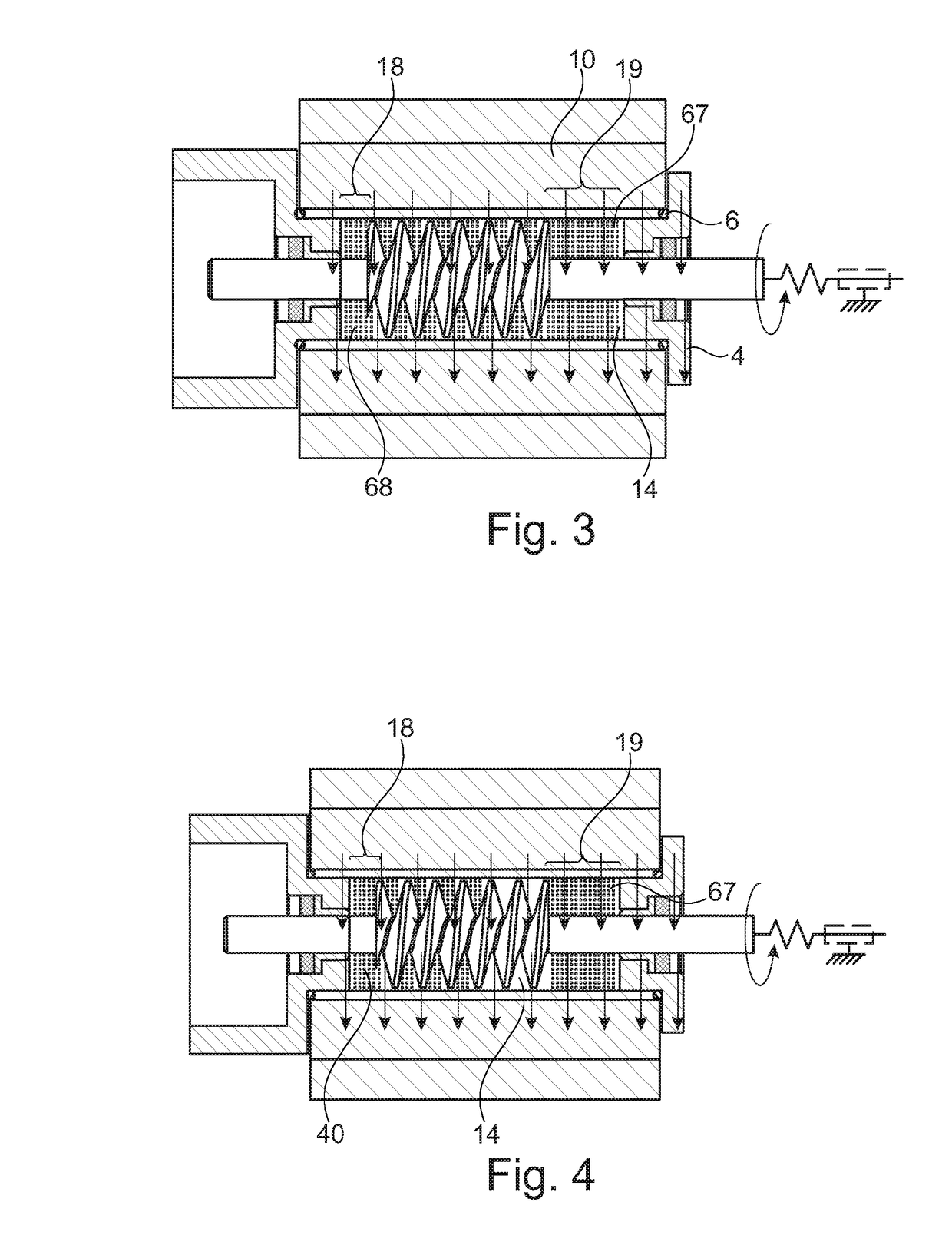 Magnetorheological actuator having a rotationally driven threaded spindle and clutch having an actuator