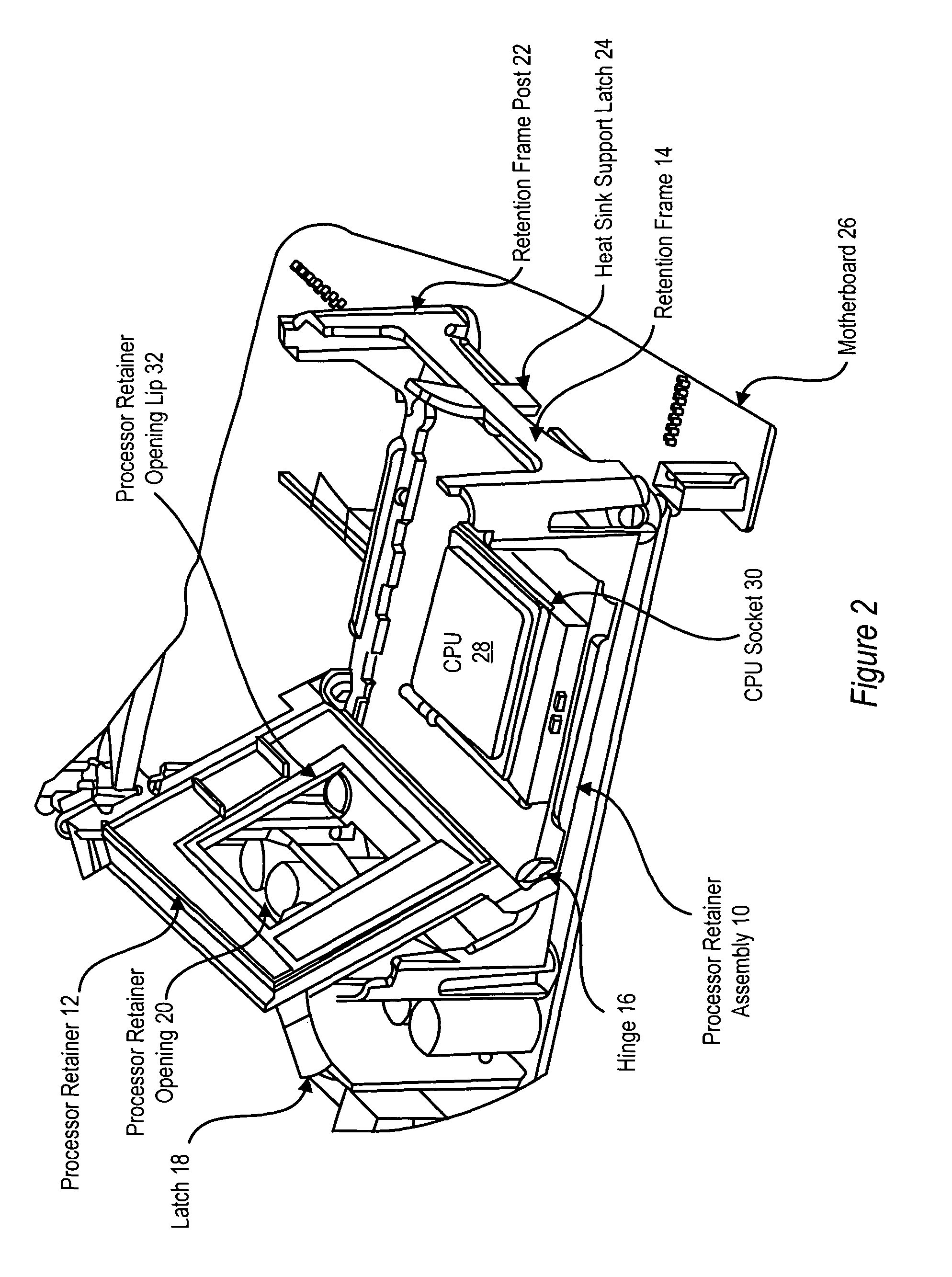 Processor retention system and method