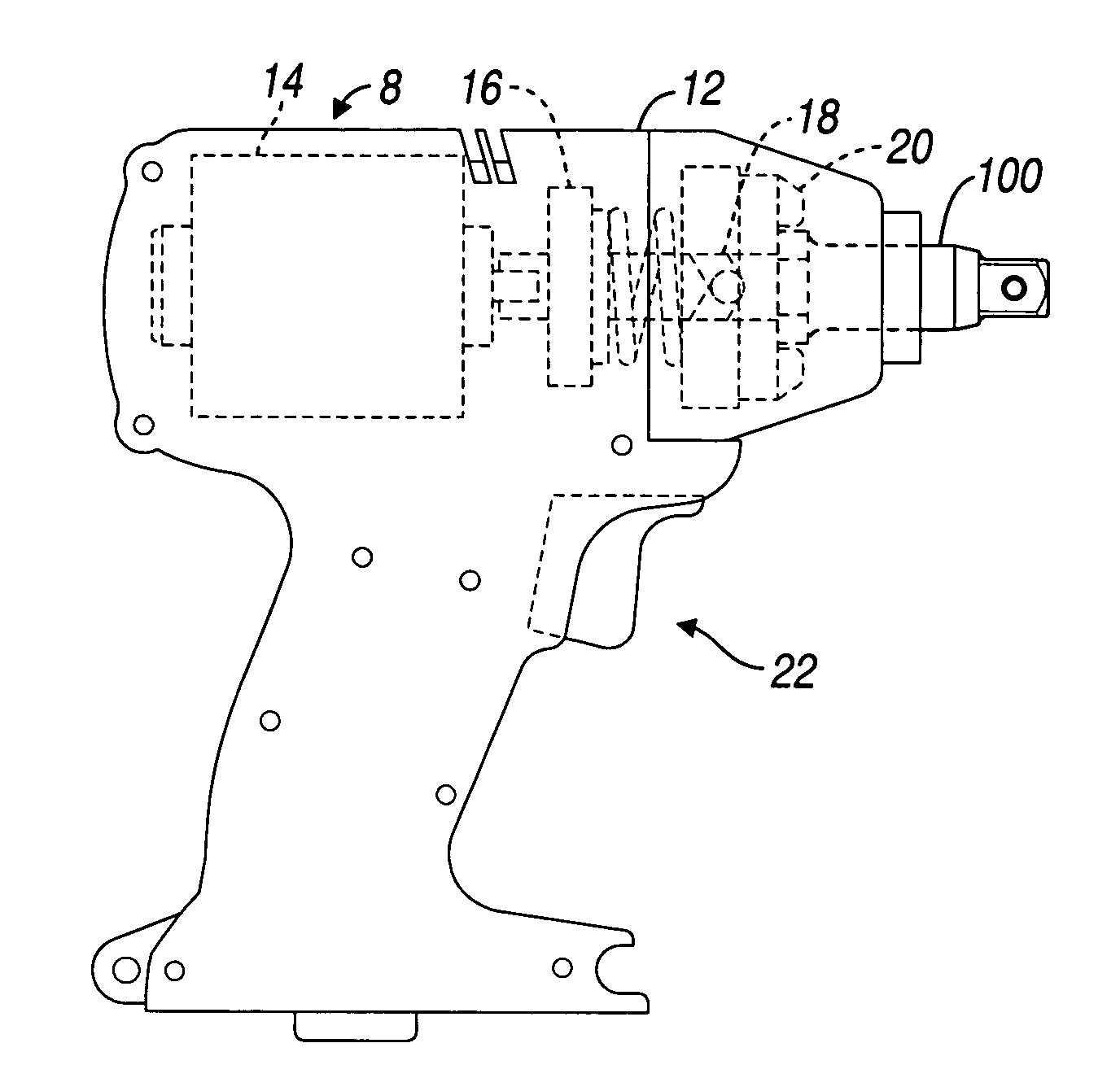 Impact wrench anvil and method of forming an impact wrench anvil