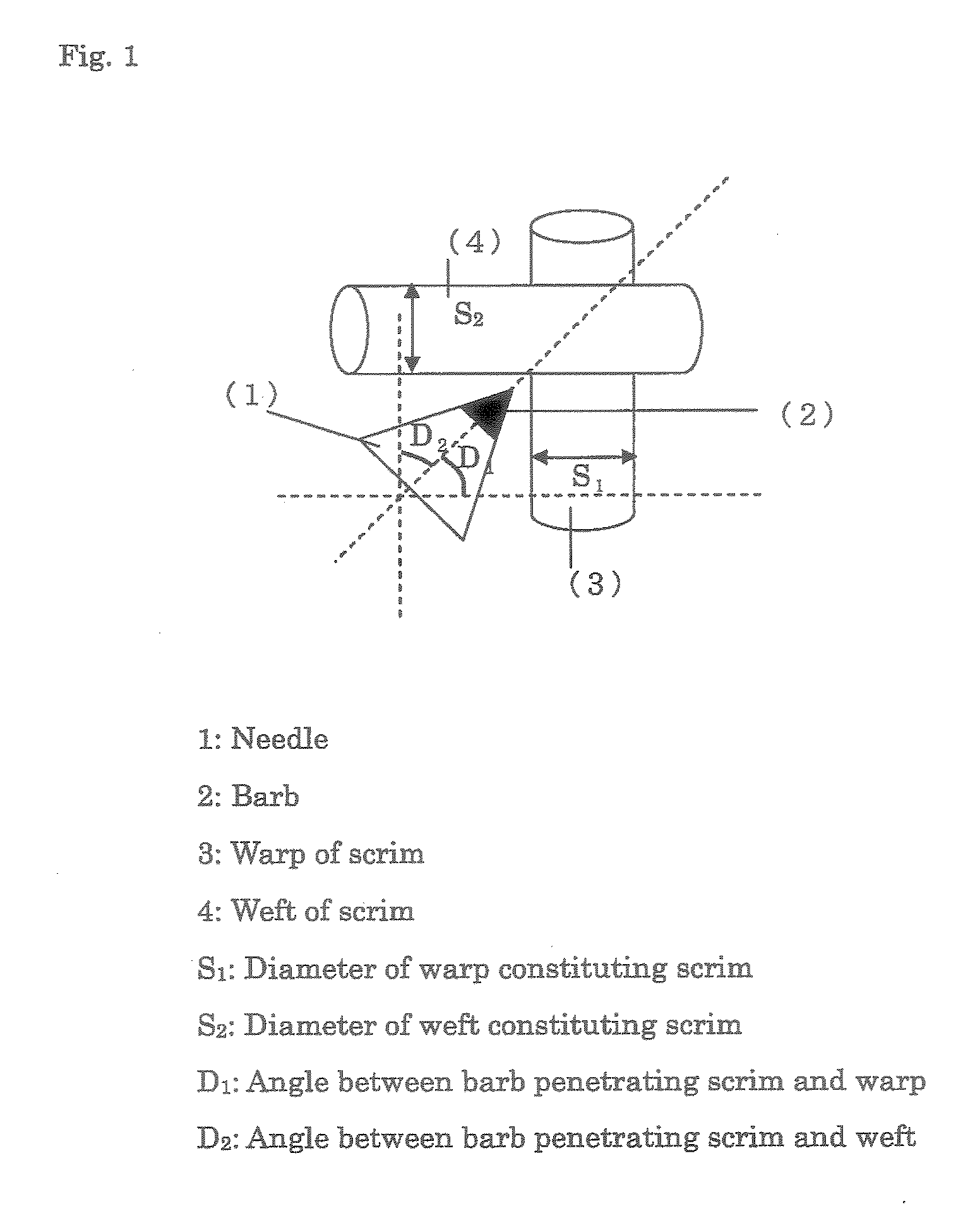 Nonwoven Fabric For Artificial Leather And Process For Producing Artificial Leather Substrate