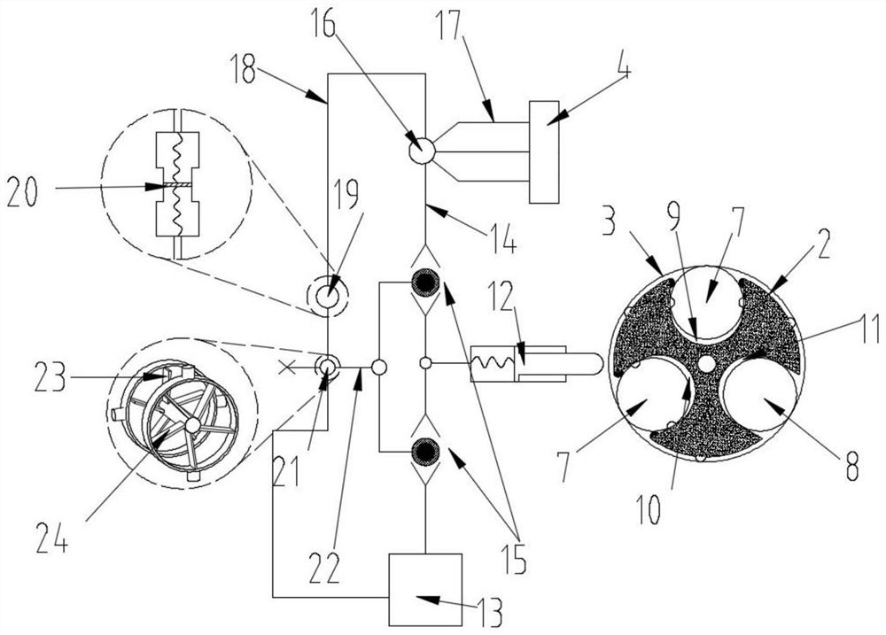 Medicine circulating drying device for traditional Chinese medicine production workshop