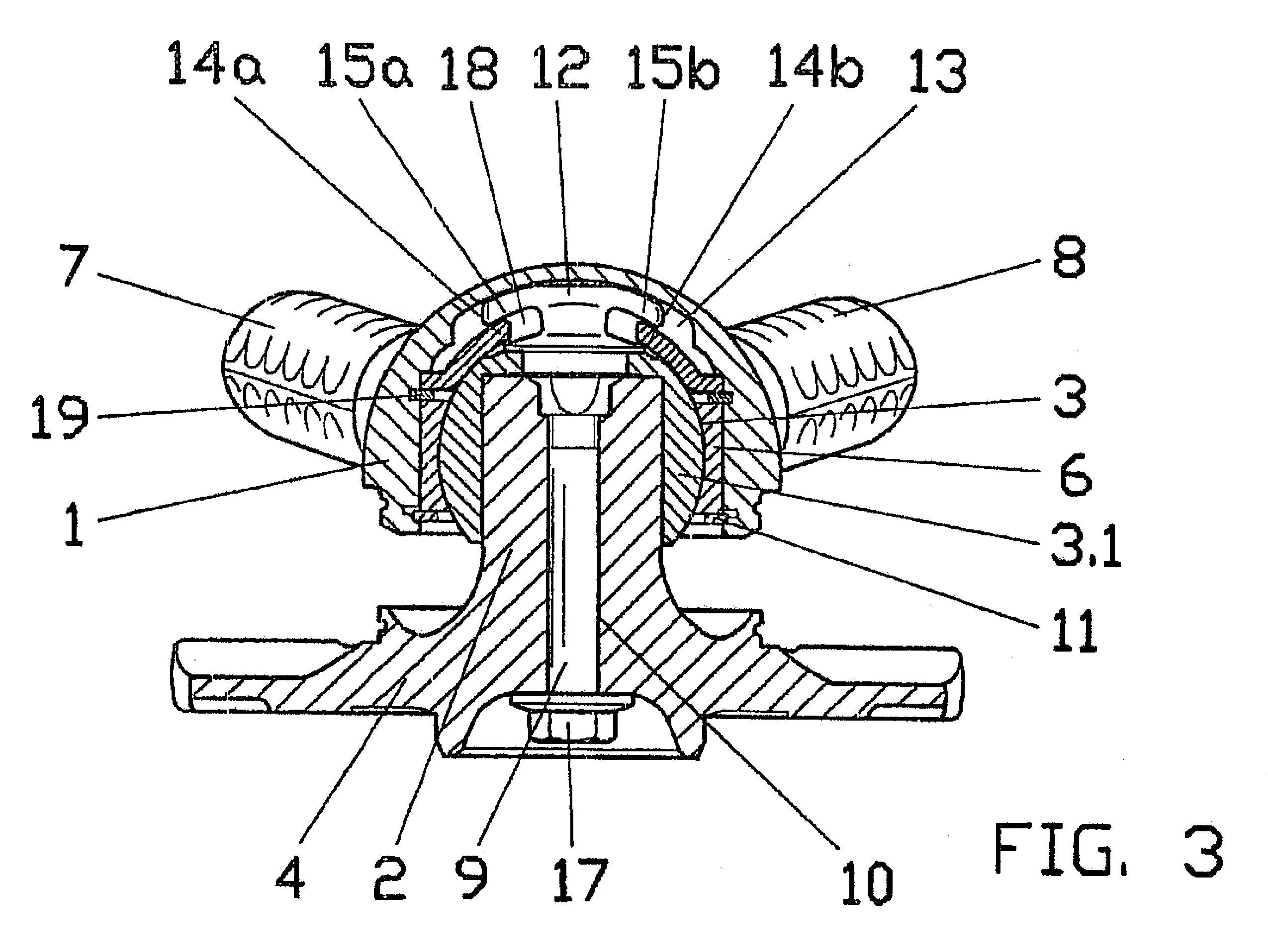 Joint unit, preferably for mounting the chassis control arm of a motor vehicle