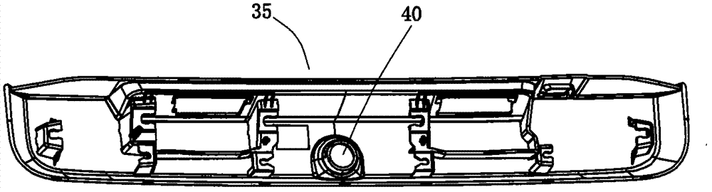 Name plate bonding device and bonding method and its application in automobile parts