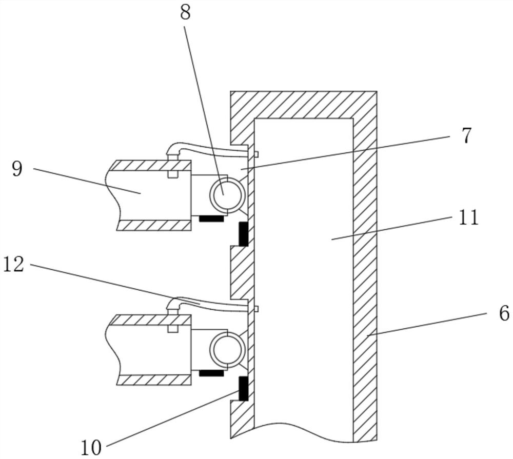 Metal part polishing device