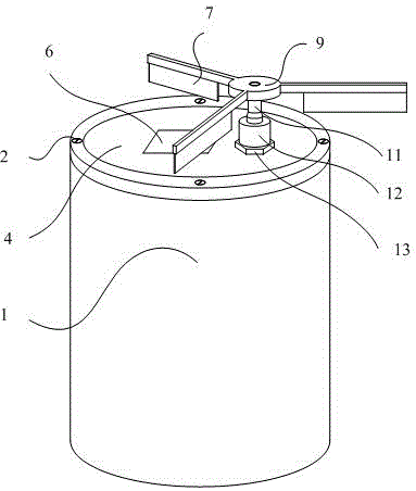 Underwater internal pressure compensation miniature dynamic seal rotation device and underwater monitoring equipment