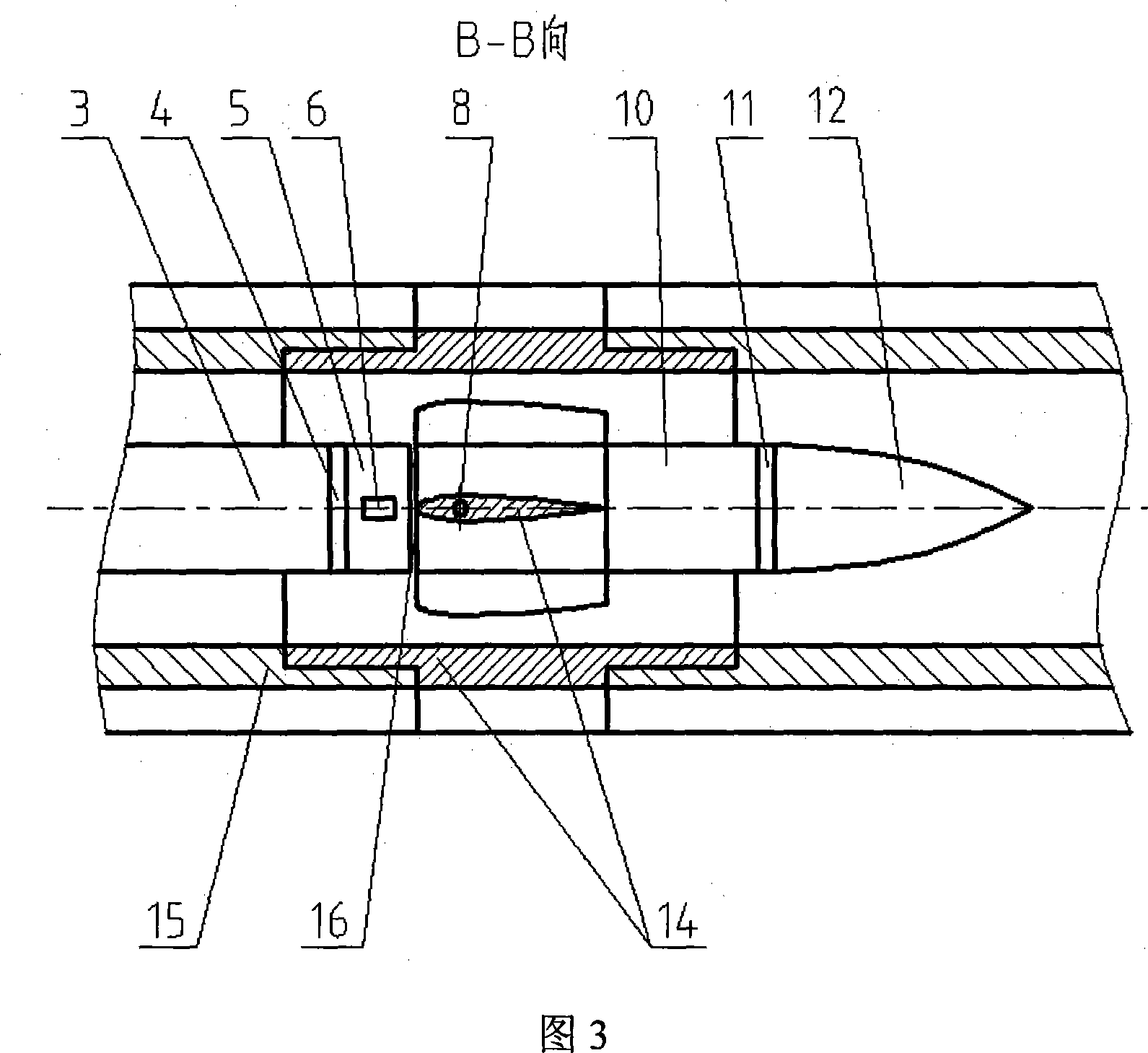 Detector for round cross section sample wall surface fluid friction resistance