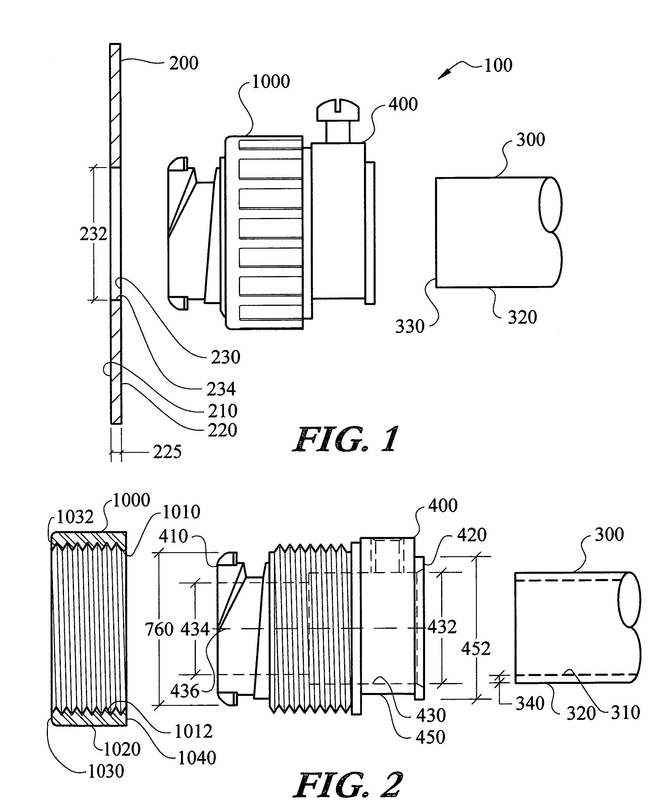 Electrical conduit to junction box connection system