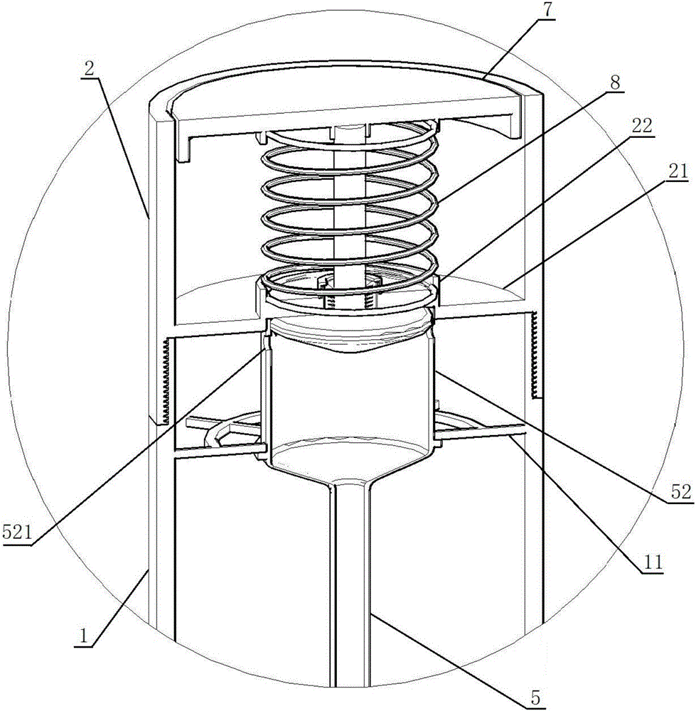 Pen provided with ink storage cavity