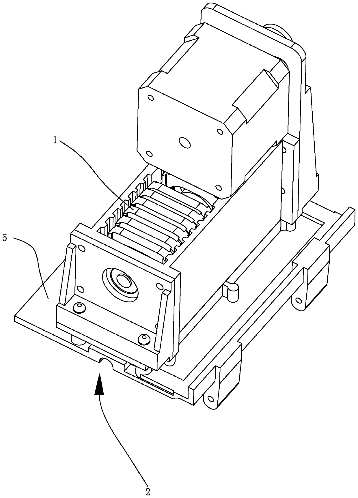 Sliding shoe auxiliary squeezing device of peristaltic pump and peristaltic pump