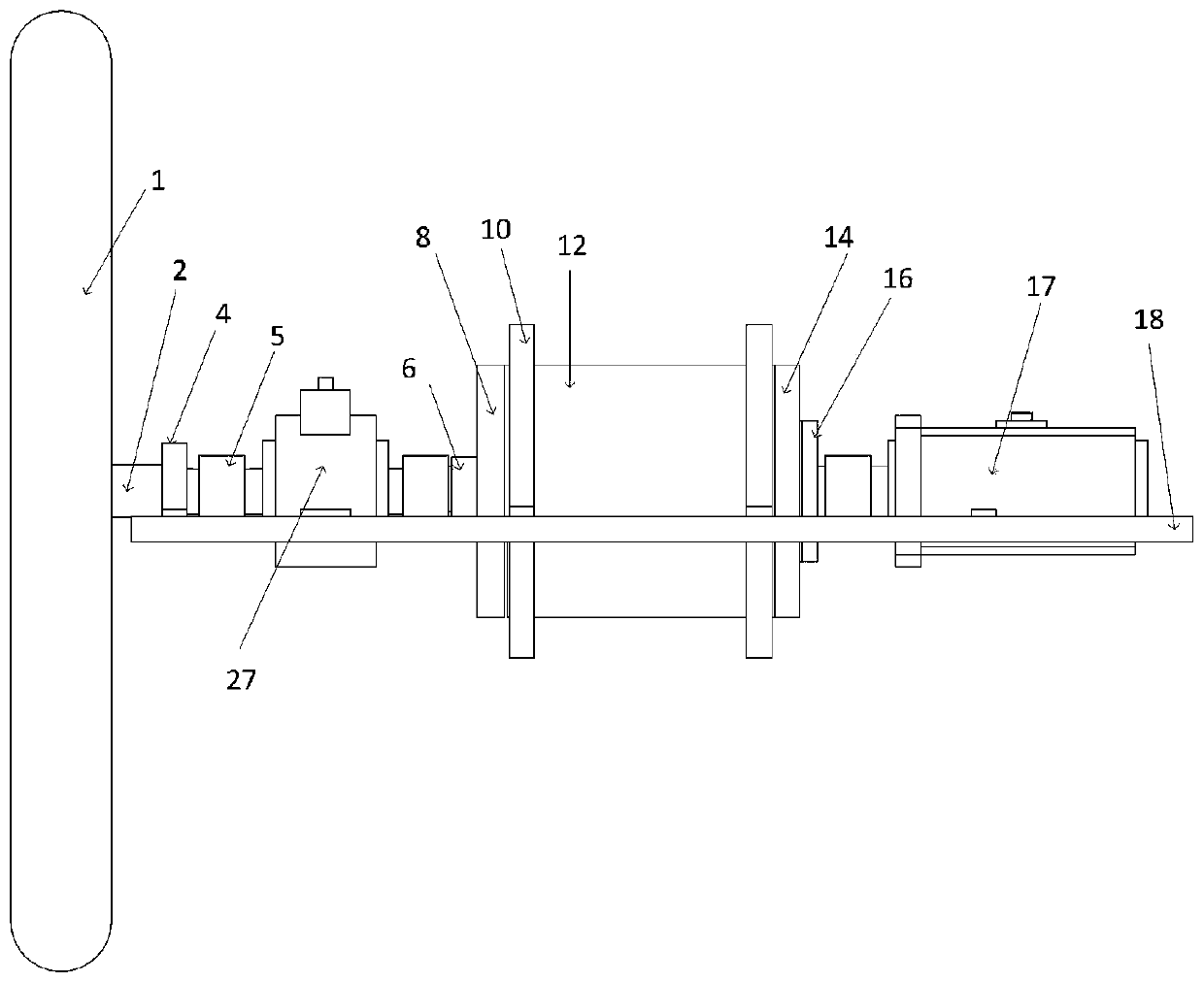 Single cylinder bevel gear type magneto-rheological fluid force feedback device and using method thereof