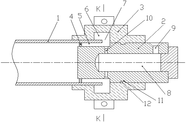 Production equipment and production process for edge-turned flange of large pipe