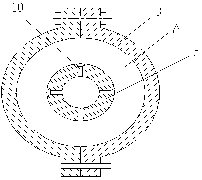 Production equipment and production process for edge-turned flange of large pipe