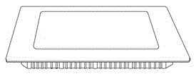 LED panel light structure